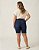 Bermuda Jeans Feminina Com Barrinha Dobrada Plus Size 3462 - Imagem 4
