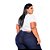 Calça Jeans Feminina Stone Used Barra Desfiada Escura Plus Size 44 ao 60 3230 - Imagem 4