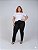 Calça Jeans Feminina Stretch Preta Feminina Plus Size 44 ao 70 1574 - Imagem 1