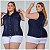 Colete Jeans  Feminino Plus Size Pequenos Defeitos - Imagem 2