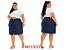 Saia Secretaria Jeans Stretch  Feminina  Plus Size Pequenos Defeitos 44 ao 70 - Imagem 5