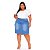 Saia Secretaria Jeans Stretch  Feminina  Plus Size Pequenos Defeitos 44 ao 70 - Imagem 1