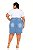Saia Secretaria Jeans Stretch  Feminina  Plus Size Pequenos Defeitos 44 ao 70 - Imagem 2