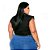 Camisa Regata Tricoline Stretch Feminina Preta Plus Size XP ao G5 3222 - Imagem 2