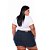 Mini Saia Jeans com Stretch Feminina Plus Size 44 ao 66 3195 - Imagem 2