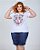 T-Shirt Easy Tiger  Branca Plus Size Xp ao G5 - Imagem 1