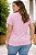 Camiseta Básica Feminina Rosa Bebê Plus size do XP ao G5 - Imagem 3