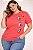 Camiseta Estampada Feminina Panda Coral Plus size Do XP ao G5 - Imagem 2
