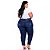 Calça Feminina Stone Puido Barra Desfeita Plus Size 44 Ao 60 - Imagem 2