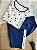 Pijama Pescador Feminino com Manga - Estampas Variadas - Imagem 2