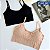 Sutiã Top Plus size Alças finas sem Costura - Imagem 1