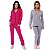 Pijama Americano Feminino Luxo - Pijama com Botão - Imagem 1