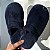 Pantufa Feminina Peluciada de Fleece Marinho | Chinelo de quarto - Imagem 1