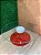 Bailarina de Vidro Pedestal Vermelho - Imagem 1