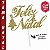 Topo em MDF com Glitter Dourado Tema Feliz Natal - Imagem 1