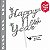 Topo em MDF com Glitter Prata Tema Happy New Year - Imagem 1