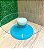 Bailarina de Vidro Pedestal Azul - Imagem 1