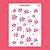Estêncil Diananicy Nº 48 - Stencil Flores delicadas - Imagem 1