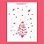 Estêncil Diananicy Nº 140 - Stencil Árvore Natal - Imagem 1