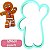 Cortador Gigante Gingerbread - D240115 - Imagem 1