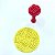Marcador para Doces/Brigadeiros Tema Pipoca - Imagem 1