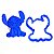 Cortador e marcador Stitch 8cm - Imagem 1