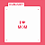 Estêncil Diananicy Nº250  - Stencil I Love Mom - Imagem 1