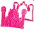 Cortador e marcador castelo grande Frozen Princesas 12cm - Imagem 2