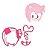 Cortador Sonic 5cm - Personagem Amy - Imagem 1