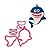 Cortador Tubarão Baby Shark 5cm - D251271 - Imagem 1