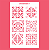 Estêncil Diananicy Nº 457 - Stencil 6 Azulejos - Imagem 1