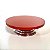 Bailarina em MDF vermelho com Pedestal Prata - Imagem 2
