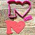 Cortador e Marcador I Love You - Imagem 1