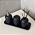 Kit de Banheiro Preto - 4 Peças - Imagem 1