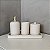 Kit de Banheiro Bege Granilite Off White - Imagem 2