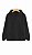 Blusão de moletom básico com capuz e bolso canguru hoodie - Imagem 2