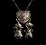 Colar casal de filhos no ouro 18k - Imagem 2