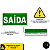 Placa de Sinalização Fotoluminescente (Saída) Modelo S12 - Imagem 2
