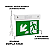 Placa de Balizamento Dupla Face Rota de Fuga com Led (Incluso Adesivos para Direções) - Segurimax - Imagem 3