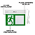 Placa de Balizamento Dupla Face Rota de Fuga com Led (Incluso Adesivos para Direções) - Segurimax - Imagem 4