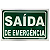 Placa de Sinalização Fotoluminescente (Saída de Emergência) Modelo S13 - Imagem 1
