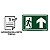 Placa de Sinalização Fotoluminescente (Saída à Frente) Modelo S3 - Imagem 2