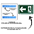 Placa de Sinalização Fotoluminescente (Saída à Esquerda) Modelo S2 - Imagem 4