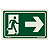 Placa de Sinalização Fotoluminescente (Saída à Direita) Modelo S1 - Imagem 1