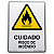 Placa de Sinalização Fotoluminescente (Risco de Incêndio) Modelo A2 - Imagem 1
