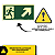 Placa de Sinalização Fotoluminescente (Rampa Subida à Direita) Modelo S4 - Imagem 3