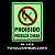 Placa de Sinalização Fotoluminescente (Proibido Produzir Chama) Modelo P2 - Imagem 5