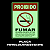 Placa de Sinalização Fotoluminescente (Proibido Fumar) Modelo P1 - Modelo Federal - Imagem 5