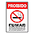 Placa de Sinalização Fotoluminescente (Proibido Fumar) Modelo P1 - Modelo Federal - Imagem 1
