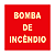 Placa de Sinalização Fotoluminescente (Bomba de Incêndio) Modelo S23 - Imagem 1